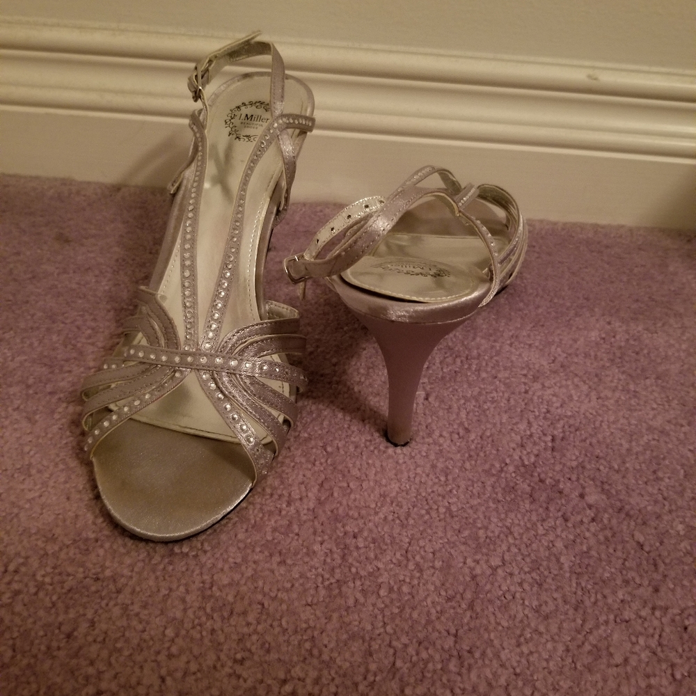 Silver heels